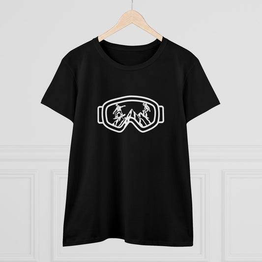 Snowboarding T-Shirt - SCHNEEBRILLE (Damen)