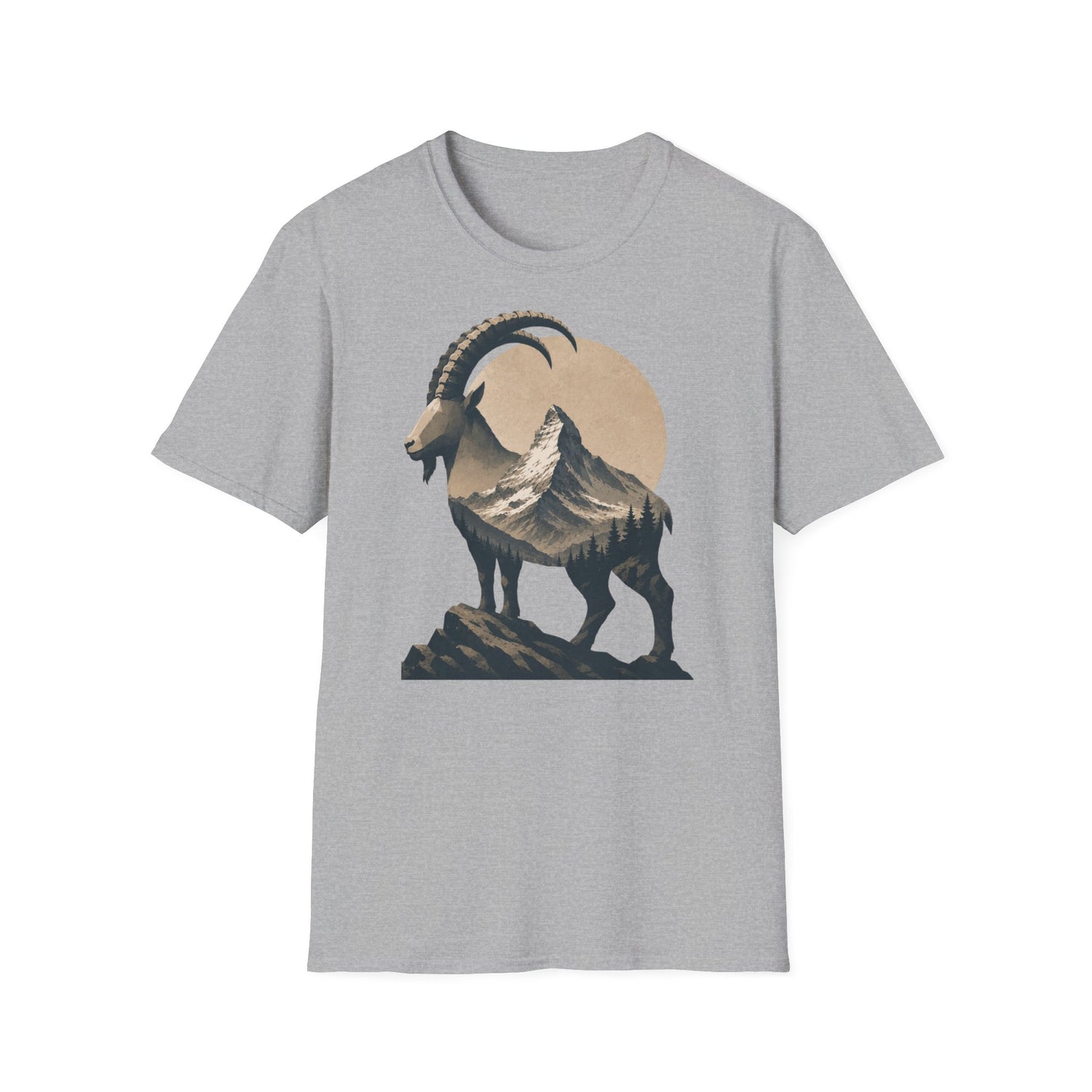 Berg T-Shirt - Steinbock & Matterhorn