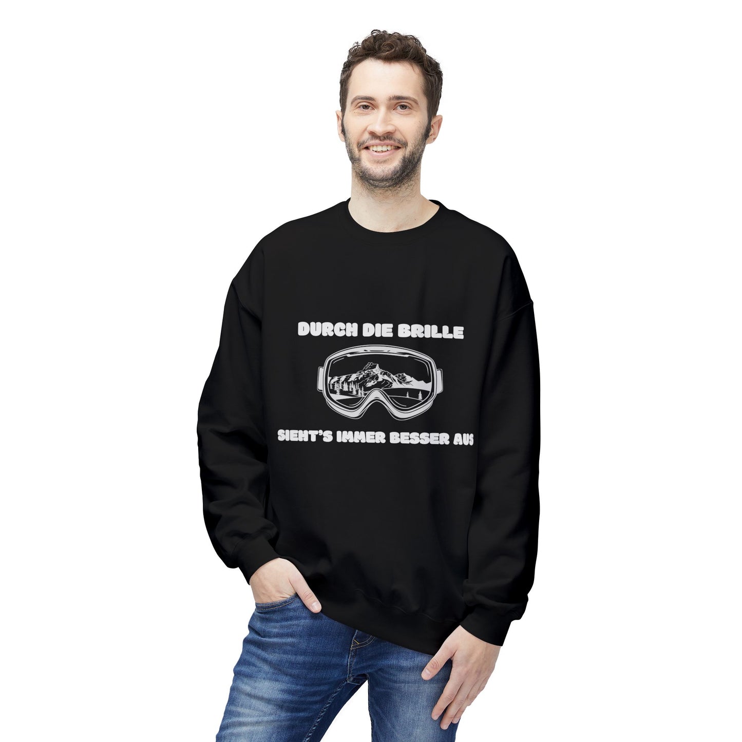 SKI SWEATSHIRT - Durch die Brille sieht's immer besser aus