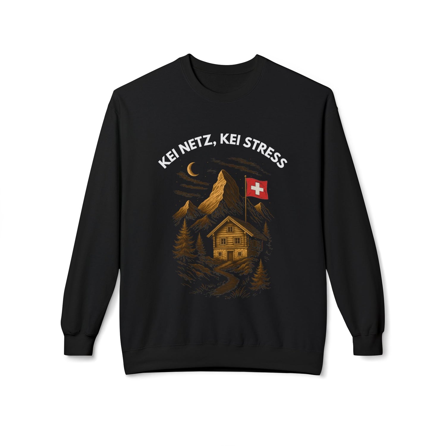 Berg Sweatshirt - KEI NETZ, KEI STRESS