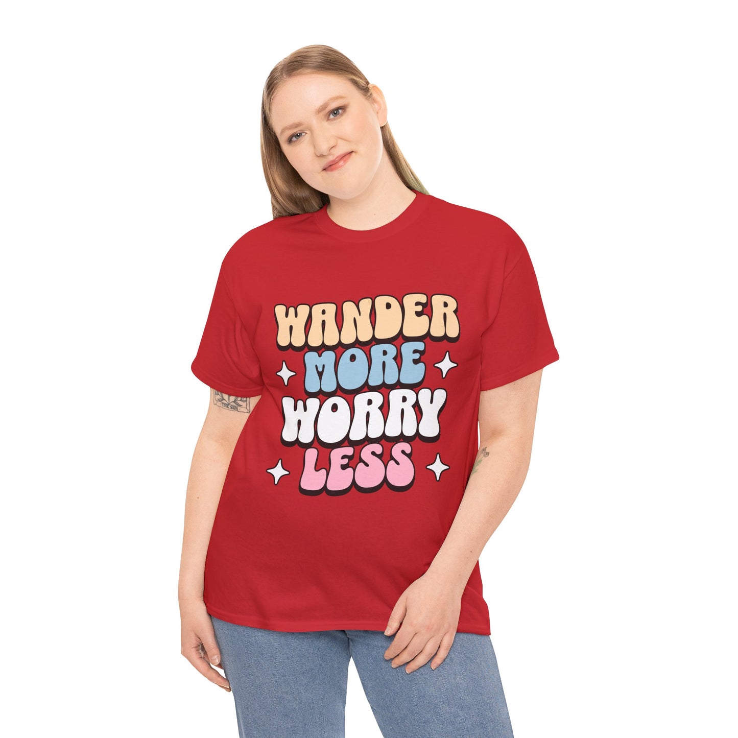 HIKING T-SHIRT - Wander more, worry less