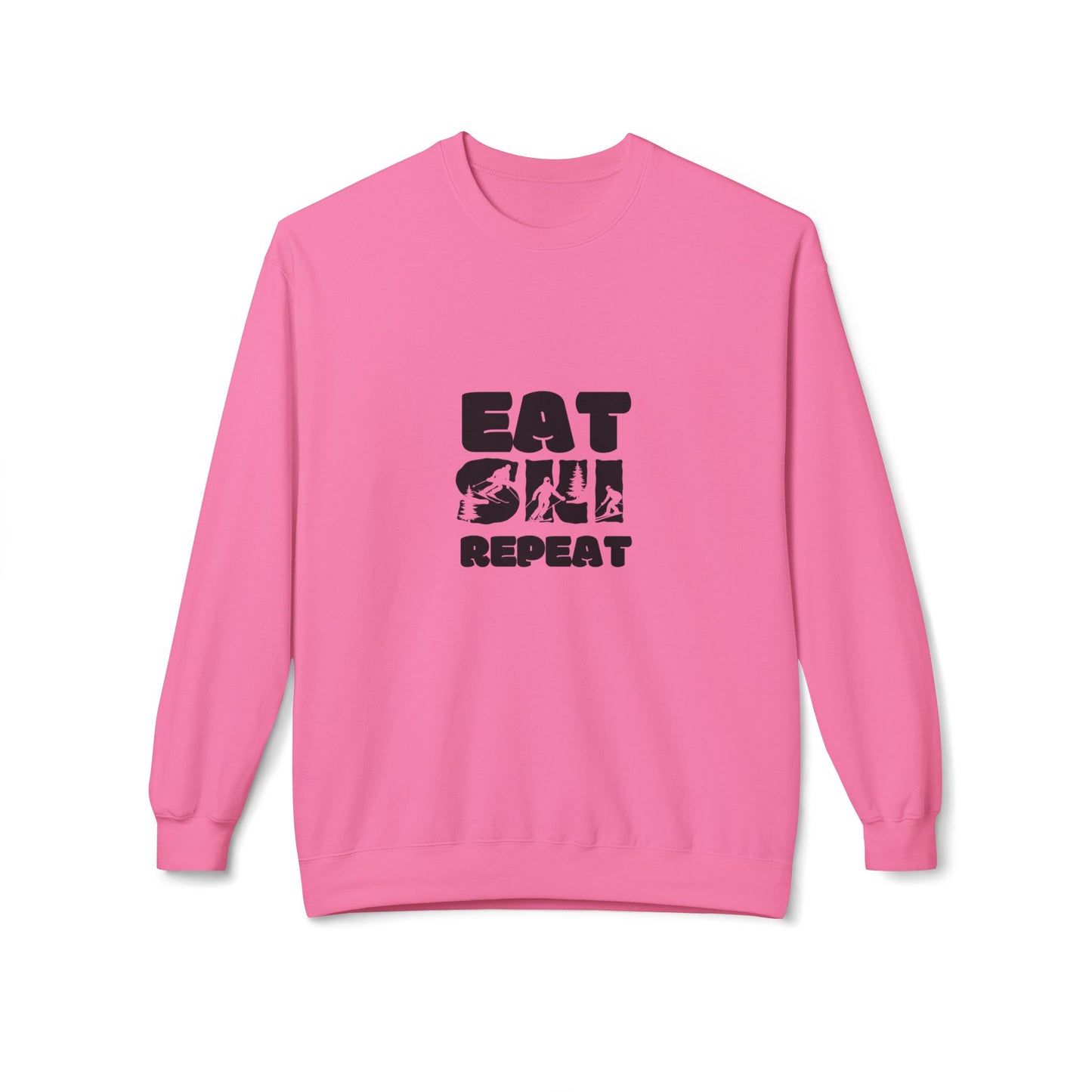 SKI SWEATSHIRT - EAT, SKI, REPEAT