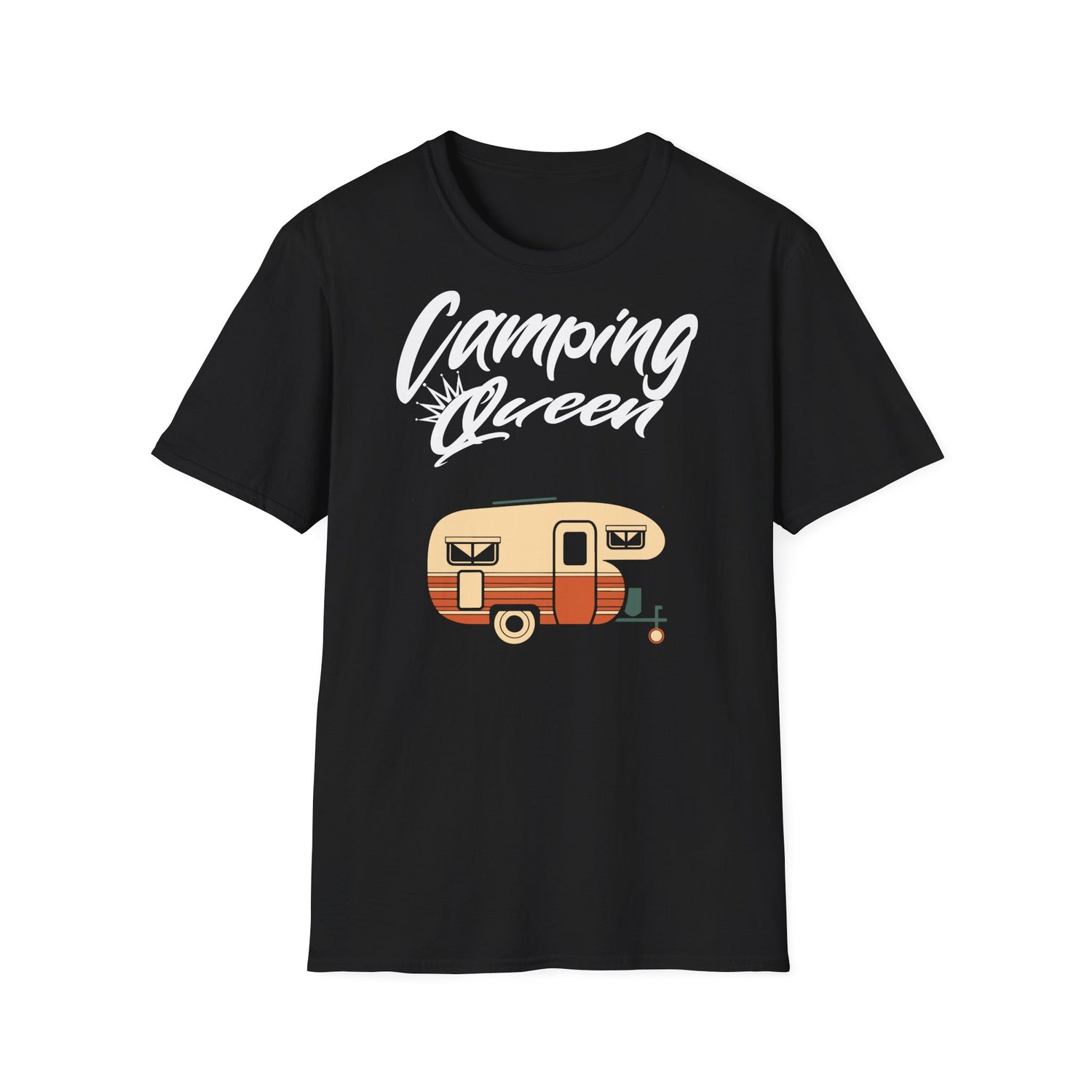 Camping T-Shirt - Camping Queen (Wohnwagen)