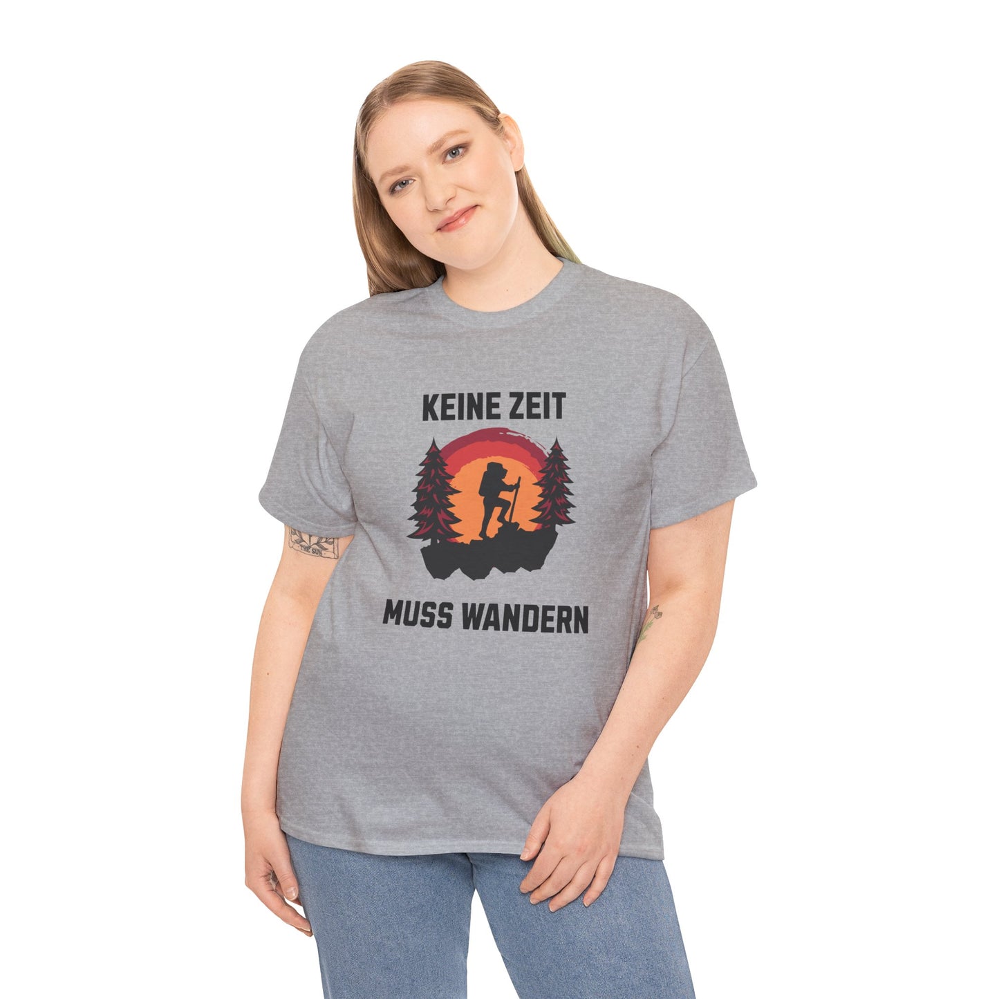 HIKING T-SHIRT - Keine Zeit, muss wandern