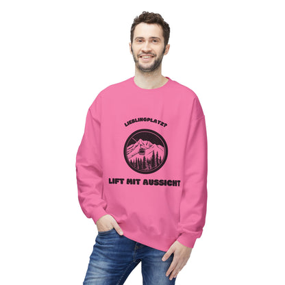 SKI SWEATSHIRT - Lieblingsplatz? Lift mit Aussicht