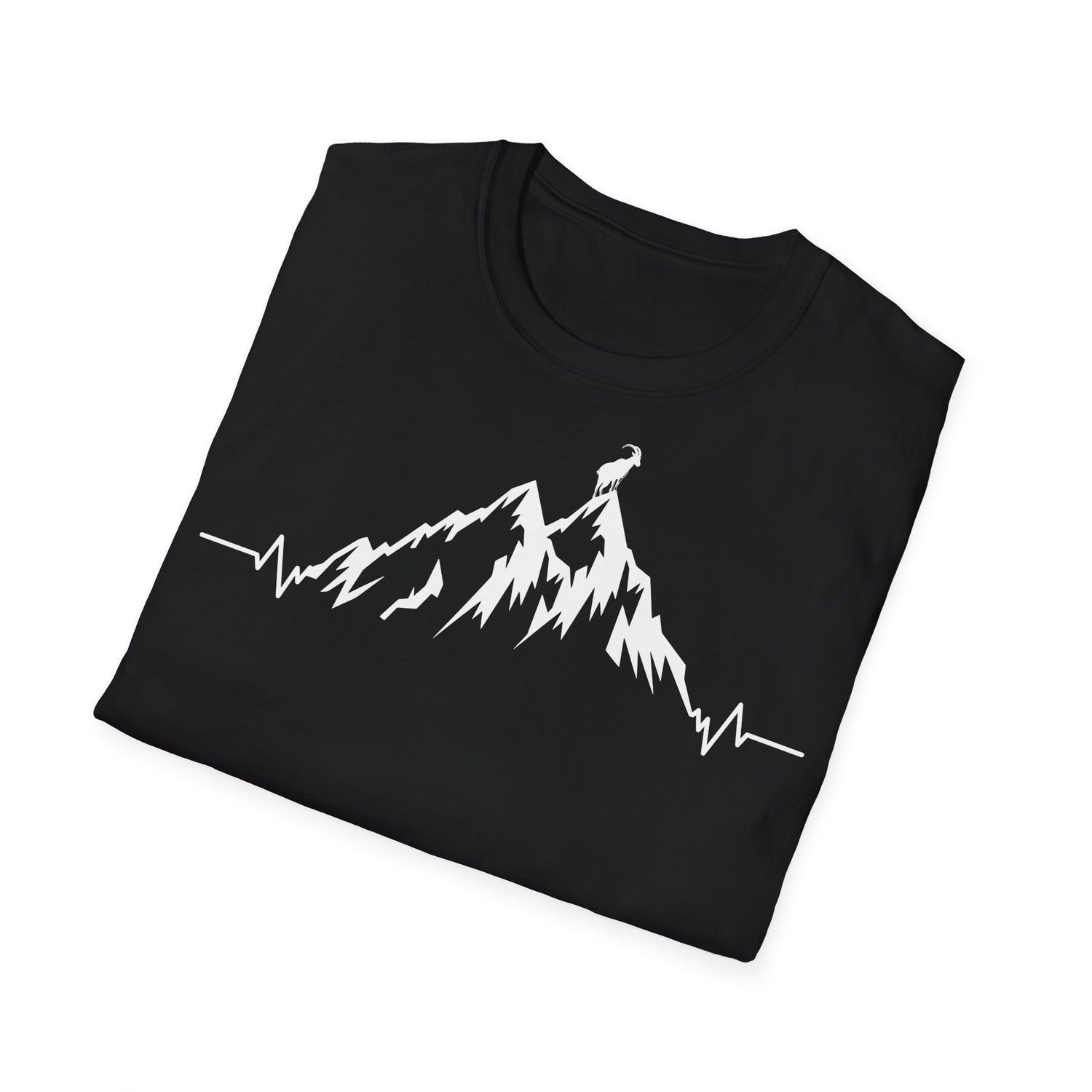 Berg T-Shirt - Herzschlag Steinbock