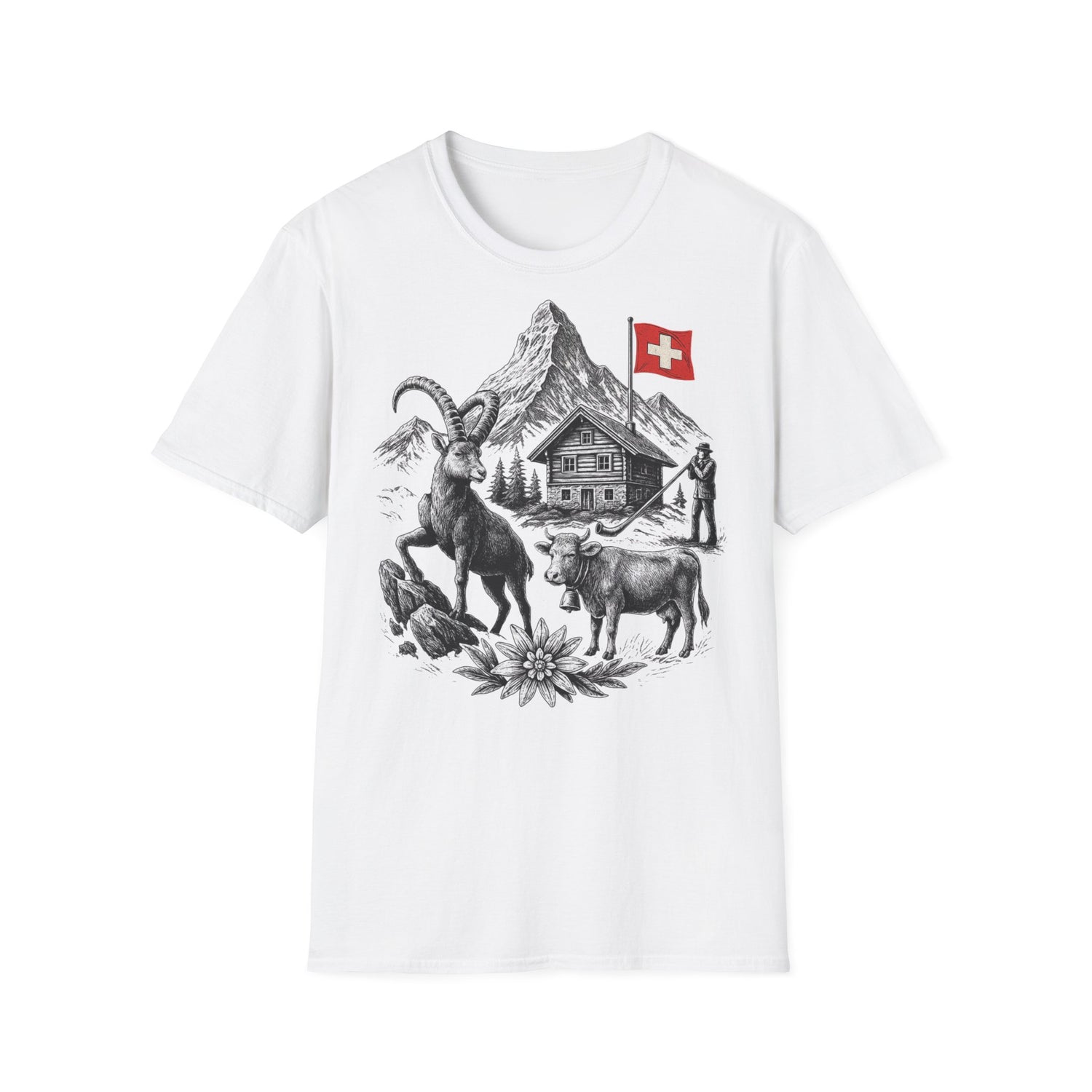 Berg T-Shirt - Schweizer Identifikation