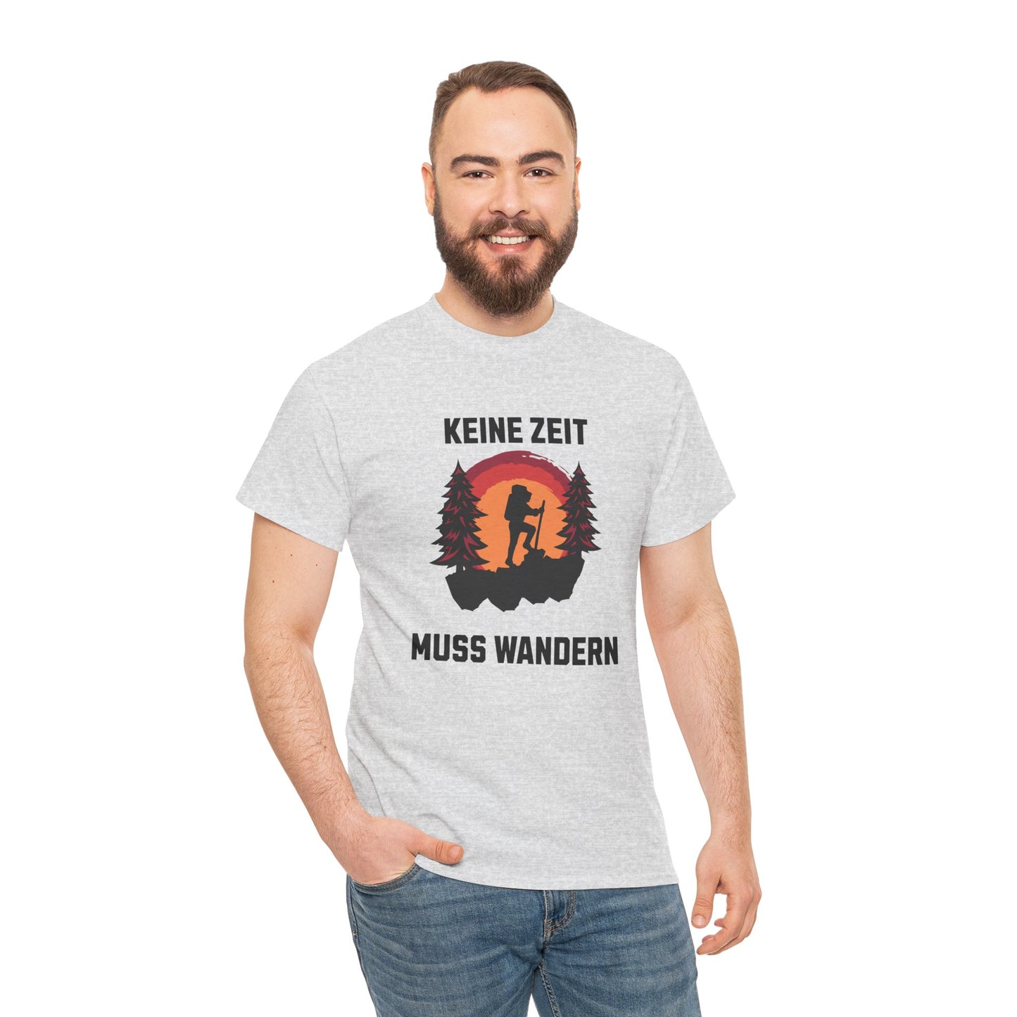 HIKING T-SHIRT - Keine Zeit, muss wandern