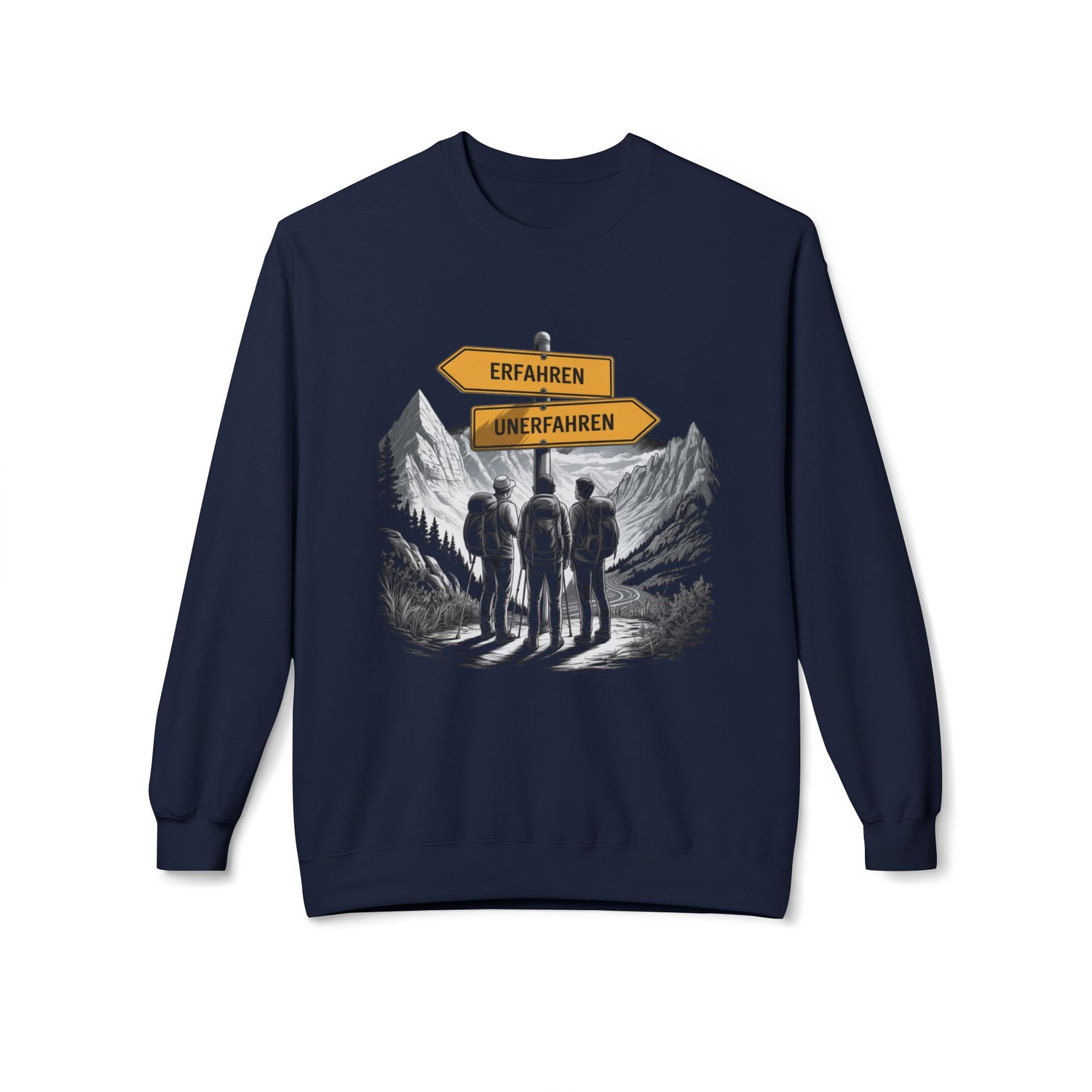 Berg Sweatshirt - Erfahren, Unerfahren