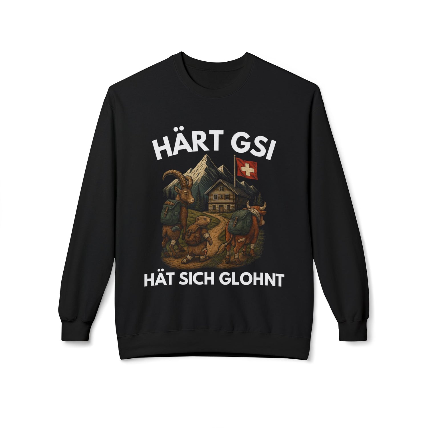 Berg Sweatshirt - HÄRT GSI, HÄT SICH GLOHNT