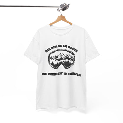 SKI T-Shirt - Die Berge im Blick, die Freiheit im Herzen