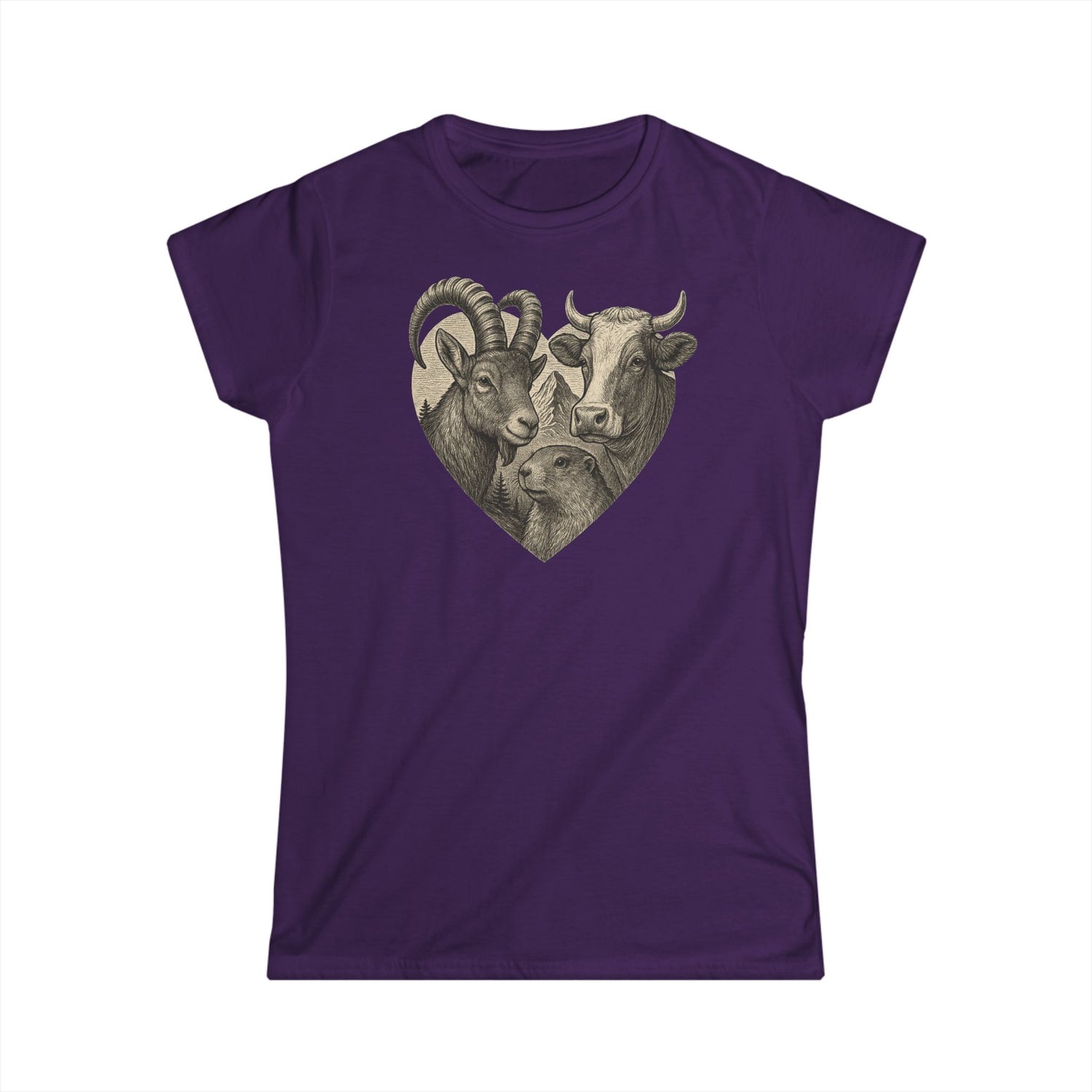 Berg T-Shirt - Bergherz (Damen)