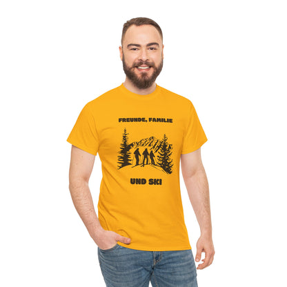 SKI T-Shirt - Freunde, Familie und SKI