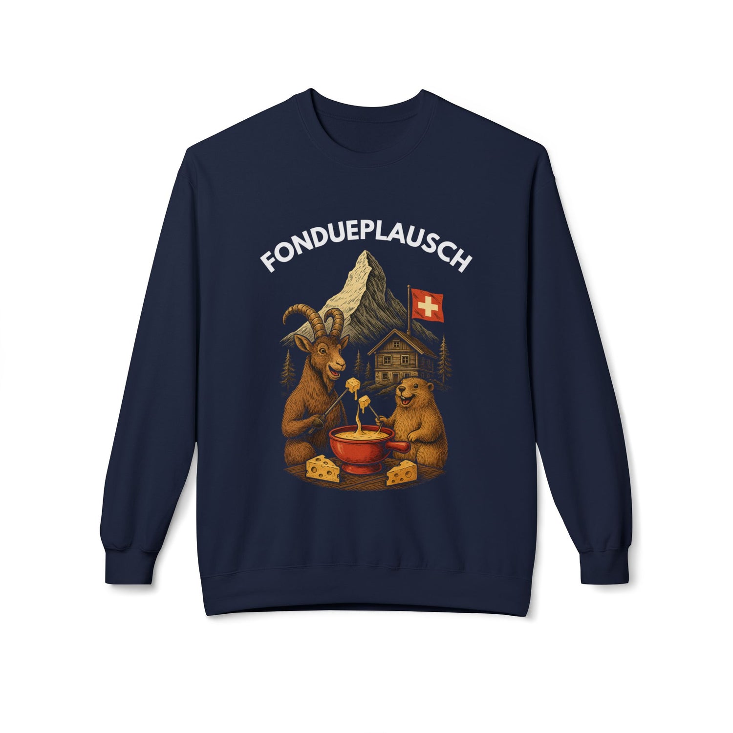 Berg Sweatshirt - FONDUEPLAUSCH 2