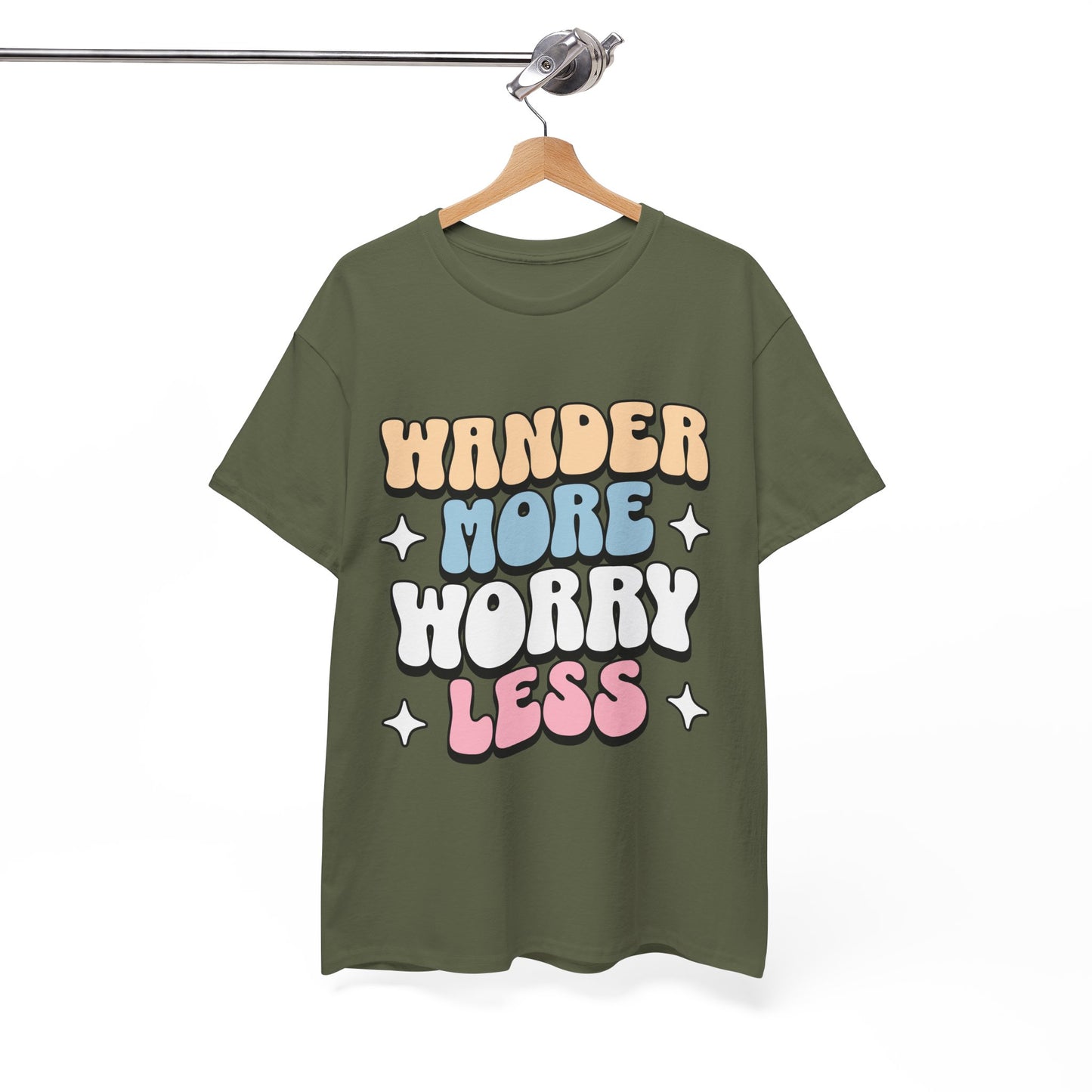 HIKING T-SHIRT - Wander more, worry less