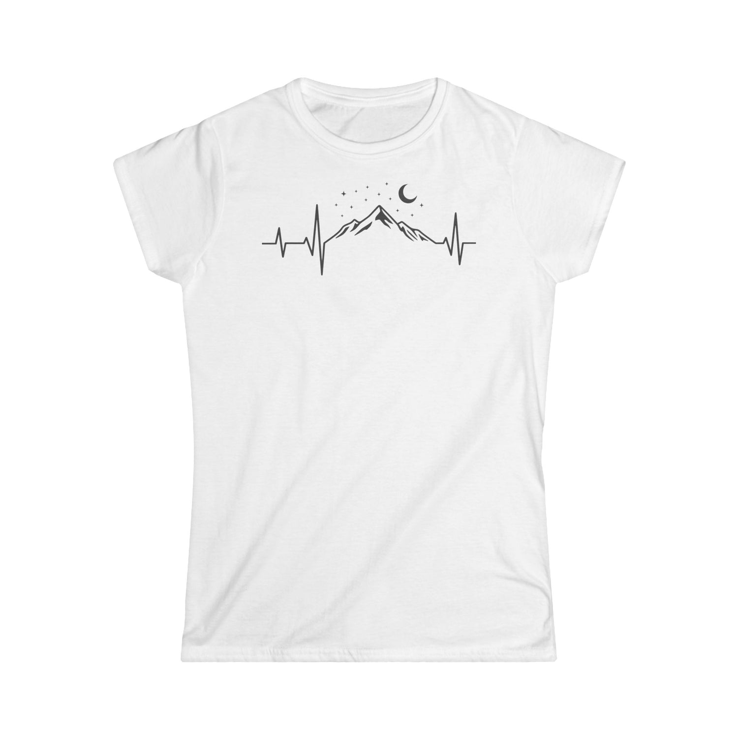 Berg T-Shirt - Herzschlag Mond (Damen)