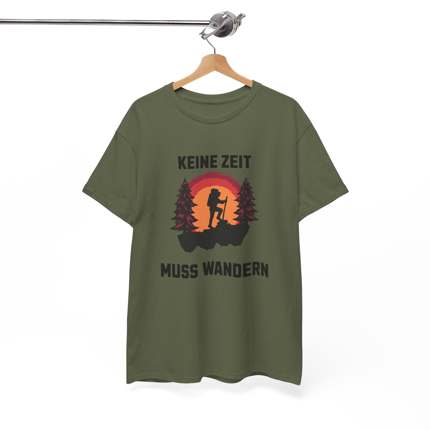 HIKING T-SHIRT - Keine Zeit, muss wandern