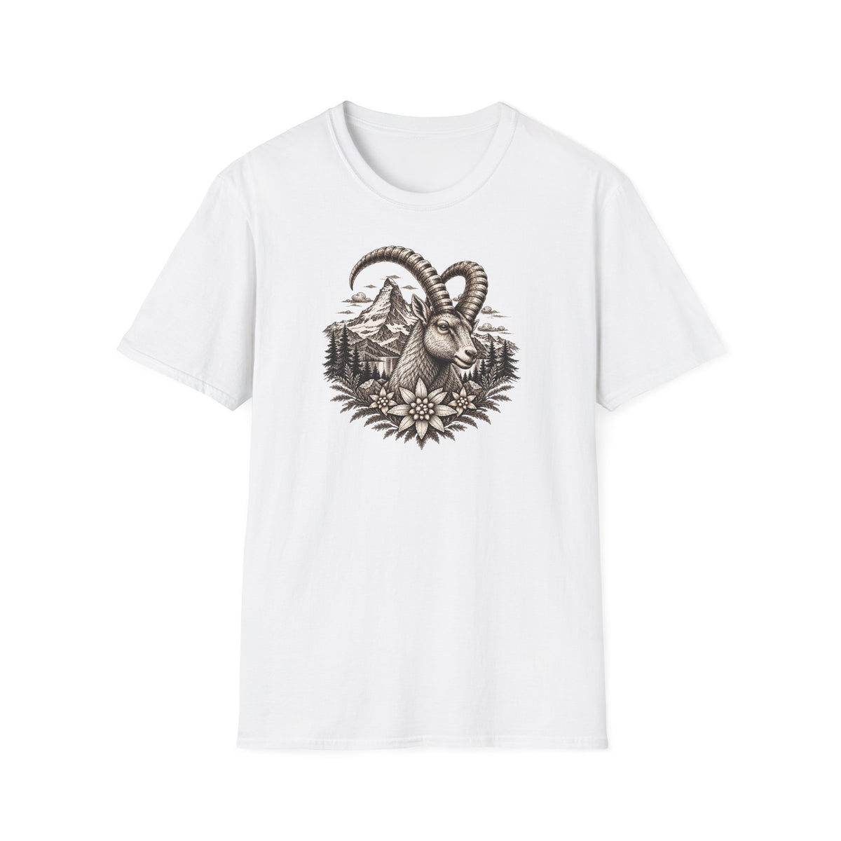 Berg T-Shirt - Steinbock x Edelweiss