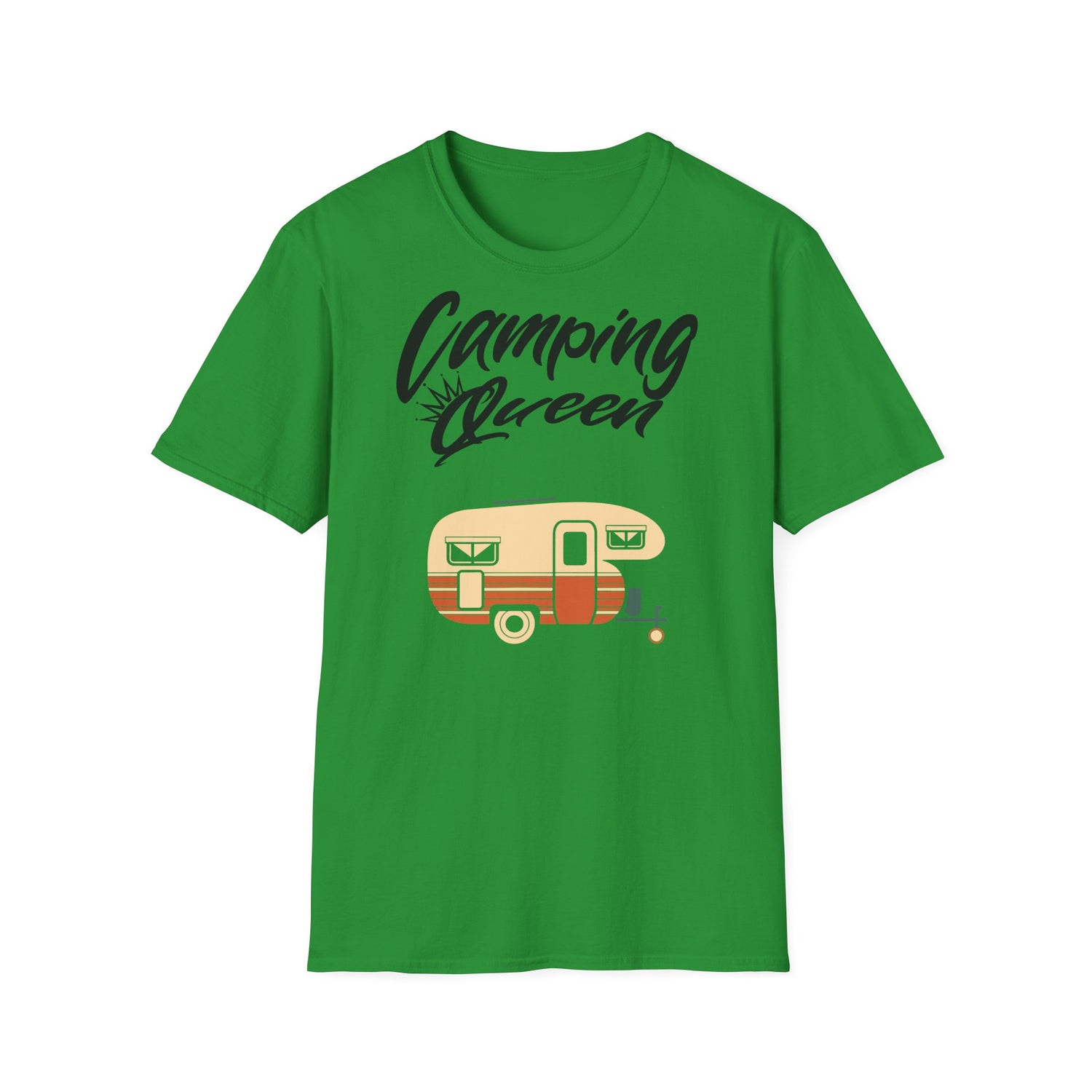 Camping T-Shirt - Camping Queen (Wohnwagen)