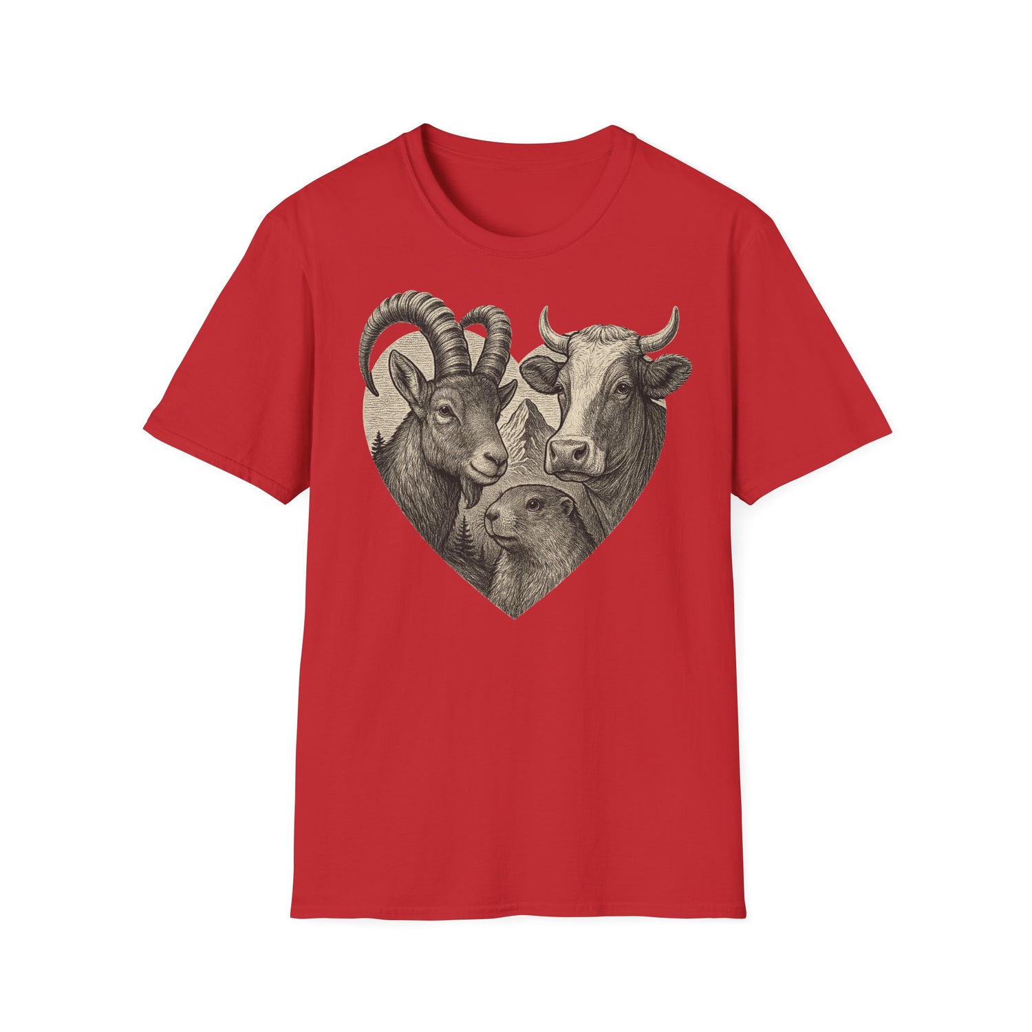 Berg T-Shirt - Bergherz