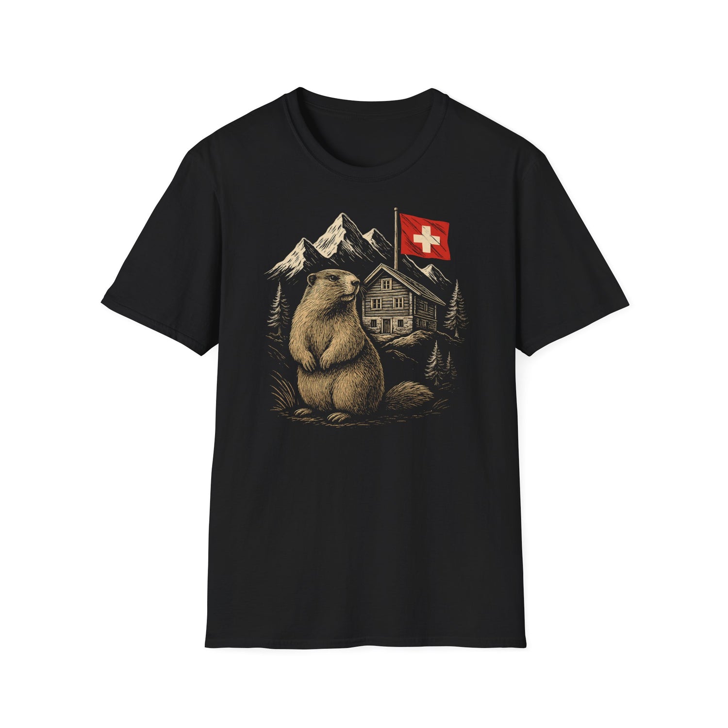 Berg T-Shirt - Murmeltier