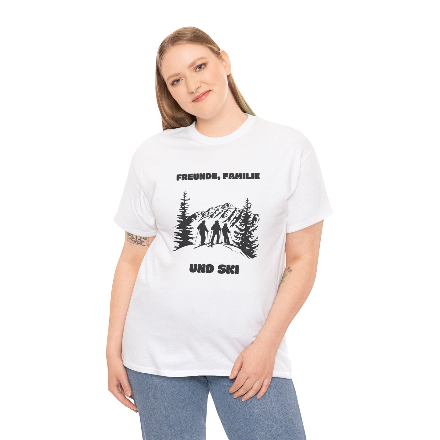 SKI T-Shirt - Freunde, Familie und SKI