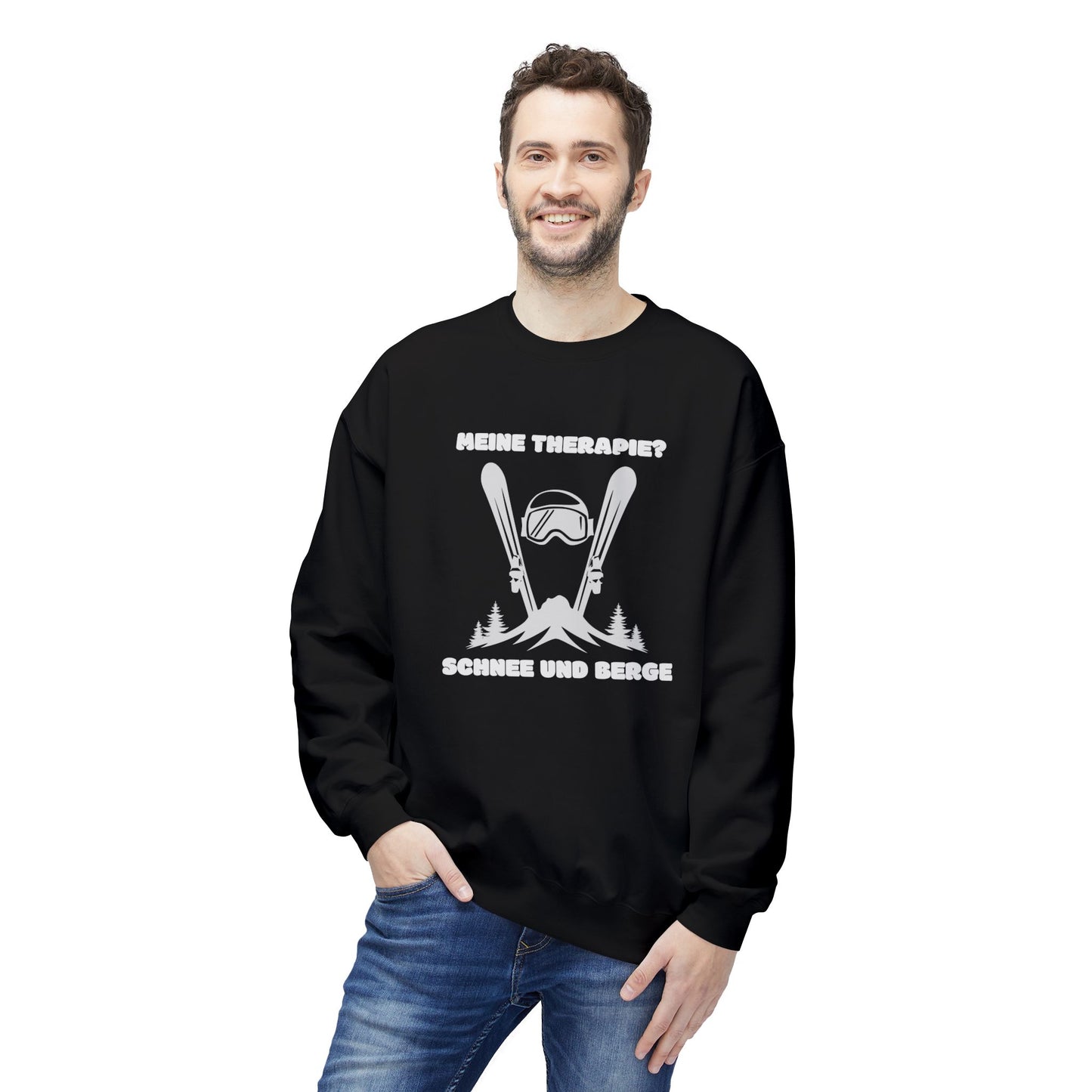 SKI SWEATSHIRT - Meine Therapie? Schnee und Berge