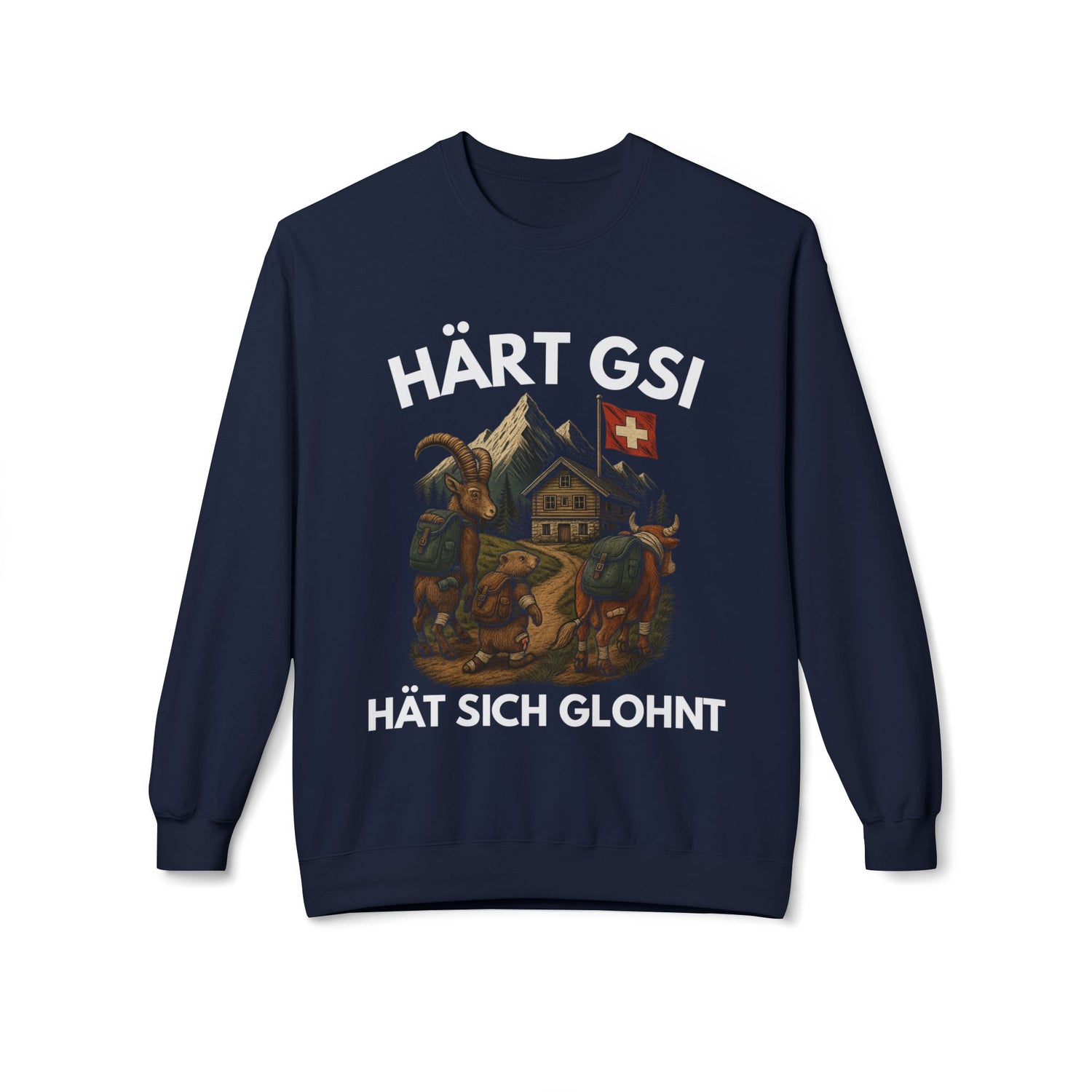 Berg Sweatshirt - HÄRT GSI, HÄT SICH GLOHNT