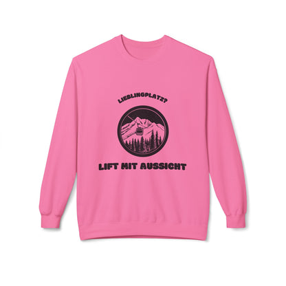 SKI SWEATSHIRT - Lieblingsplatz? Lift mit Aussicht