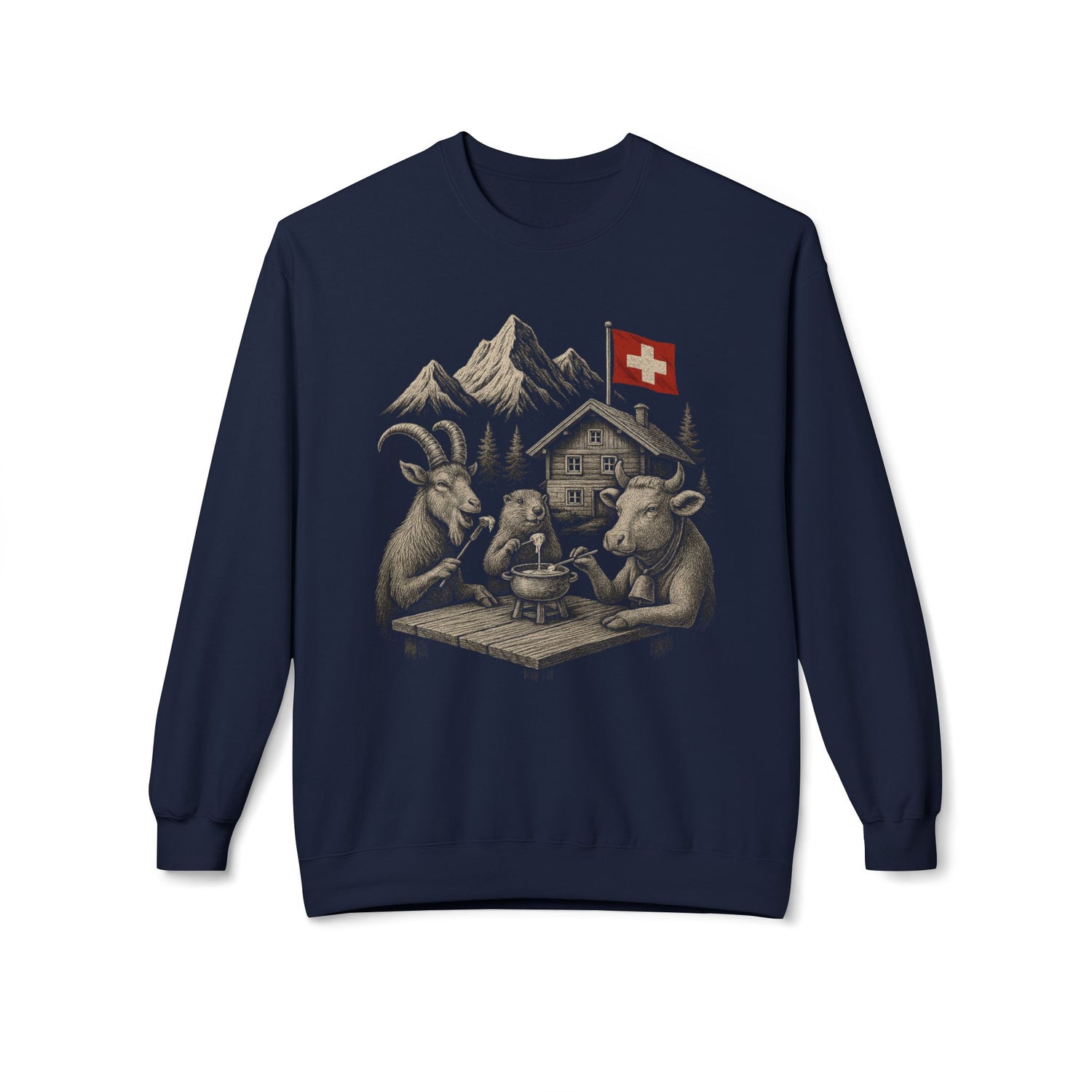 Berg Sweatshirt - FONDUEPLAUSCH