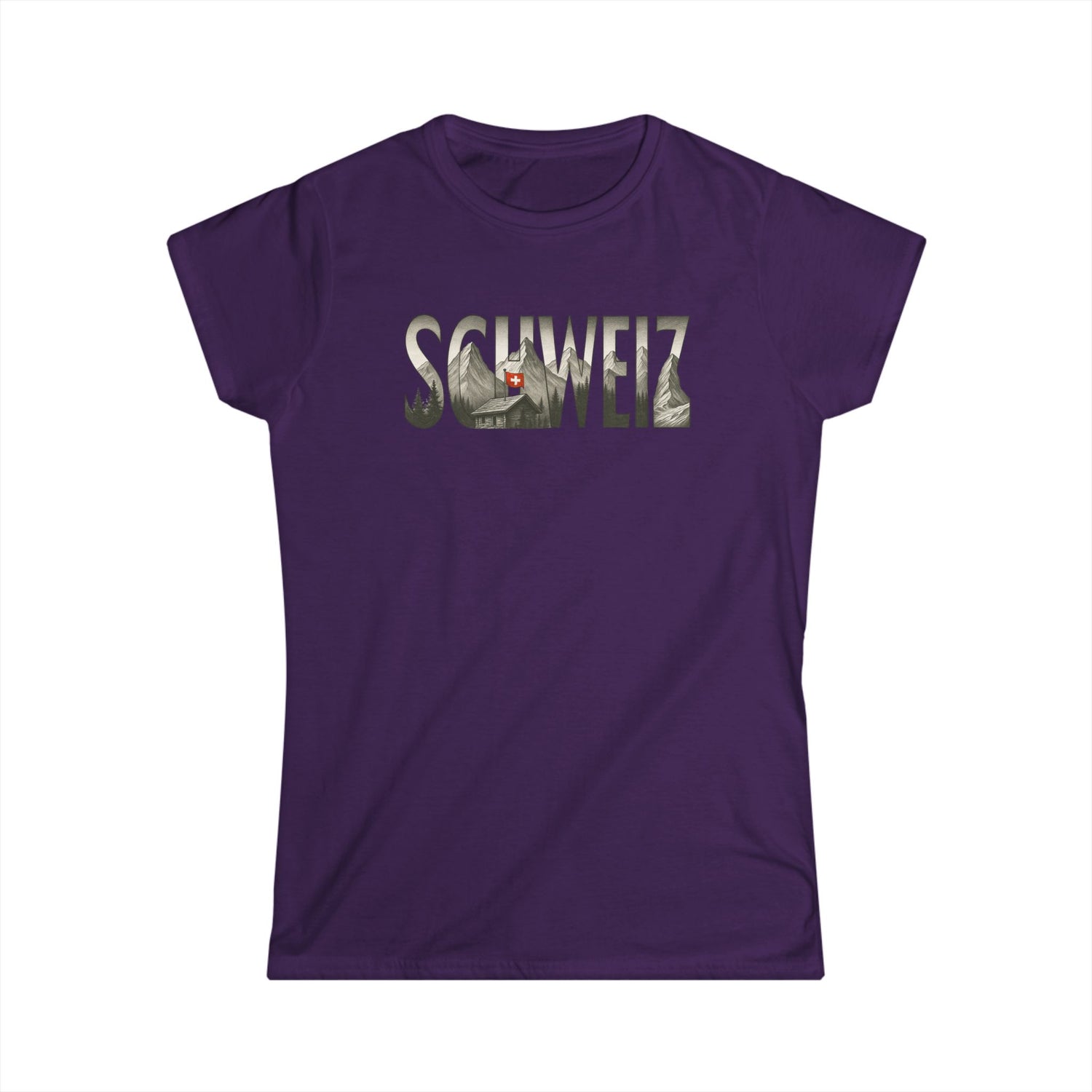 Berg T-Shirt - Schweiz (Damen)