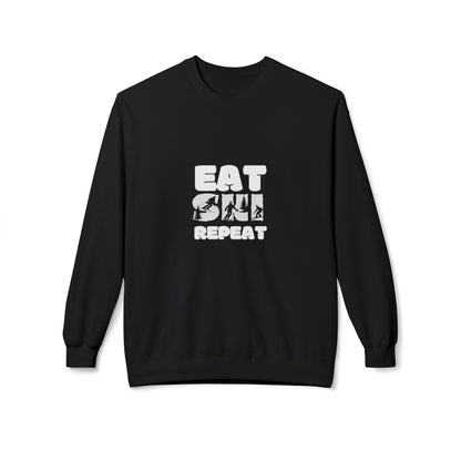 SKI SWEATSHIRT - EAT, SKI, REPEAT