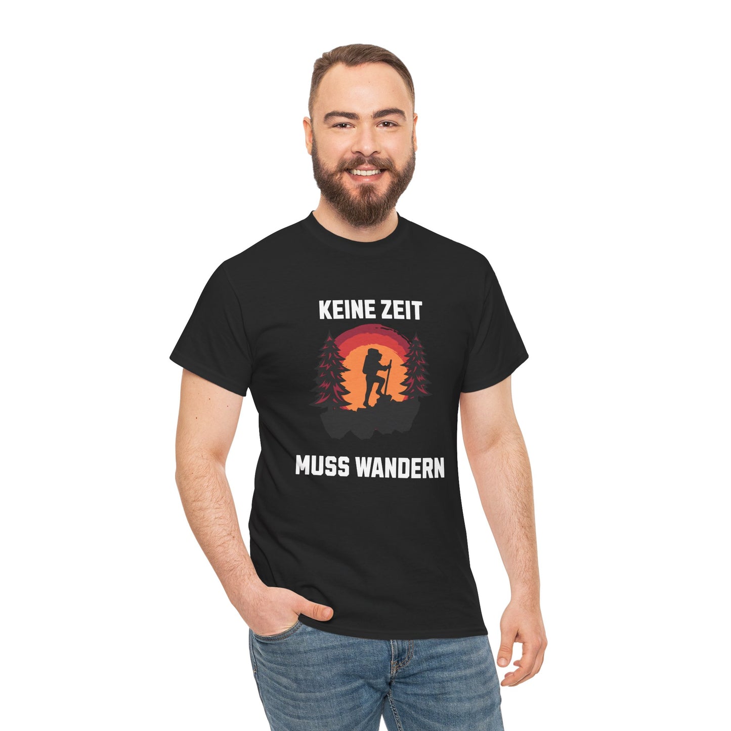 HIKING T-SHIRT - Keine Zeit, muss wandern