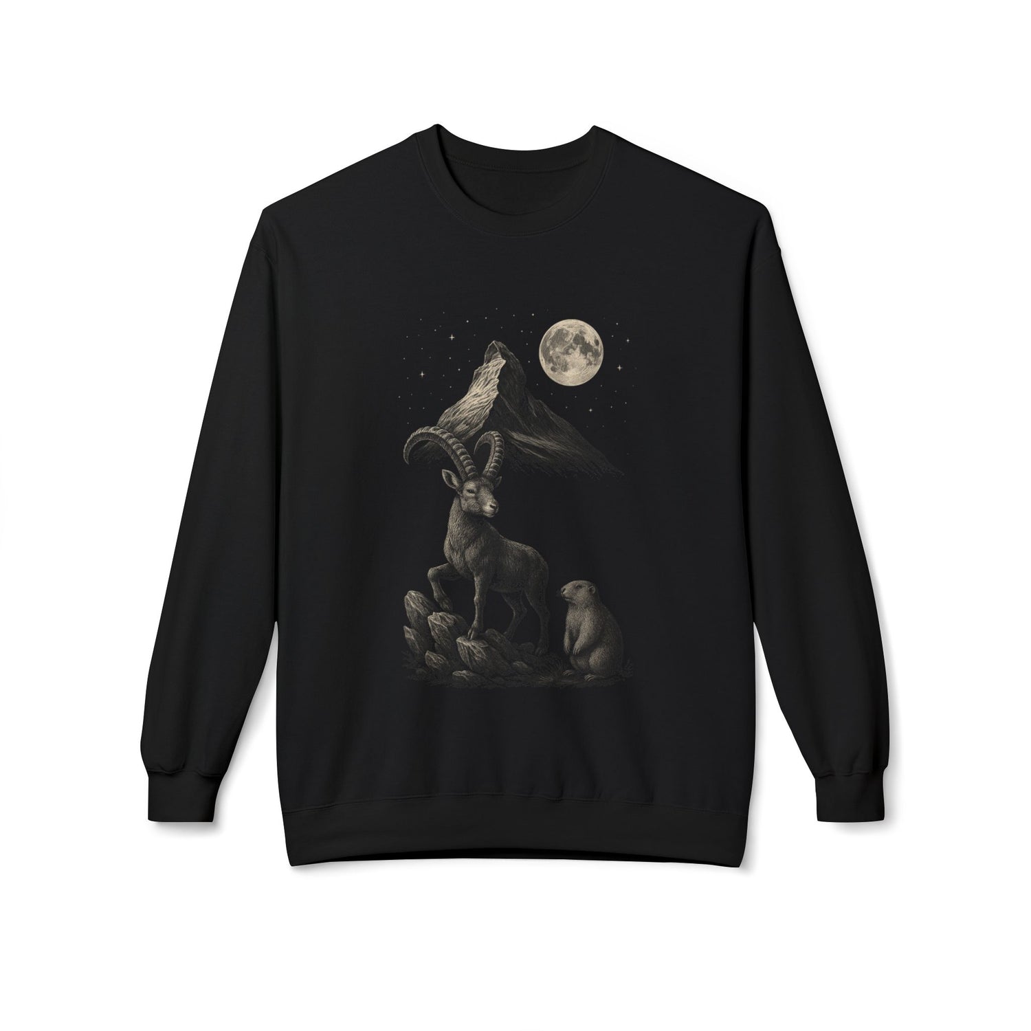 Berg Sweatshirt - VOLLMOND AM MATTERHORN