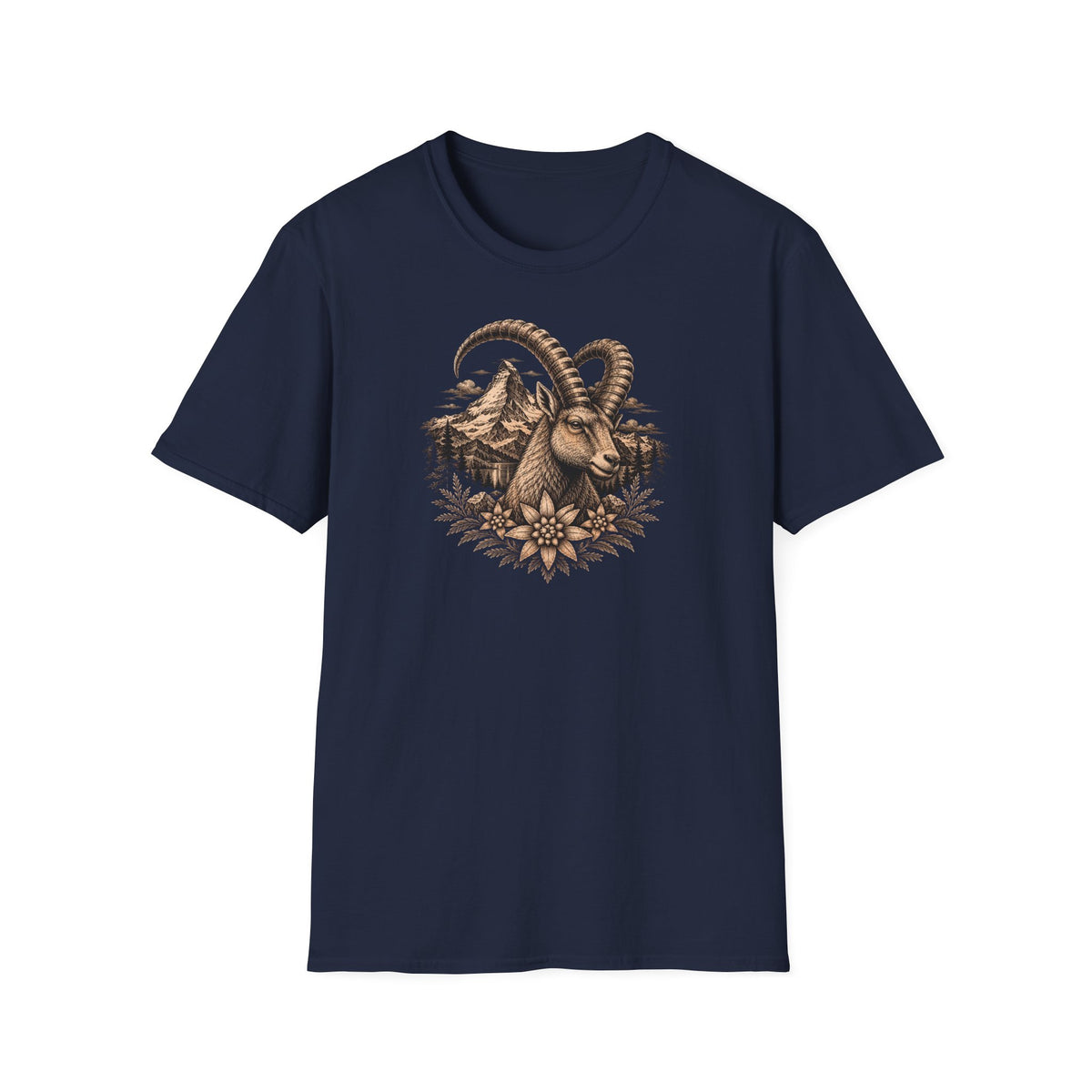 Berg T-Shirt - Steinbock x Edelweiss